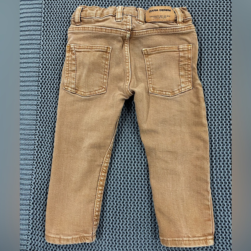 Zara Kids Tan Denim Jeans